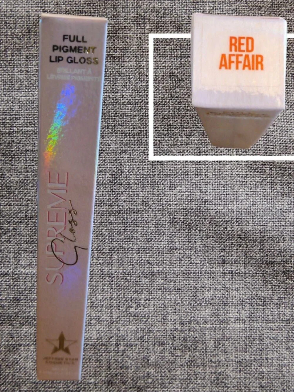 Jeffree Star Cosmetics Supreme Gloss - RED AFFAIR - Brand New In Box (NIB)
